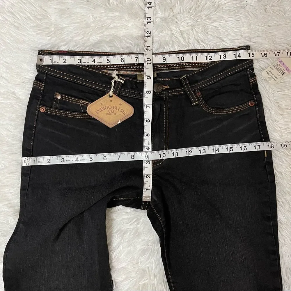6L NWT Indigo Palms Gabbiano‎ Boot cut Jeans 6 Long A Tommy Bahama Company